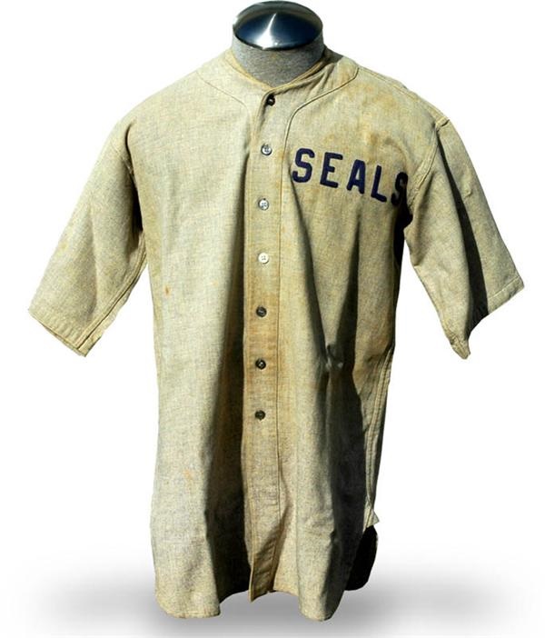 Baseball Equipment - 1948-49 San Francisco Seals PCL Game Used Jersey