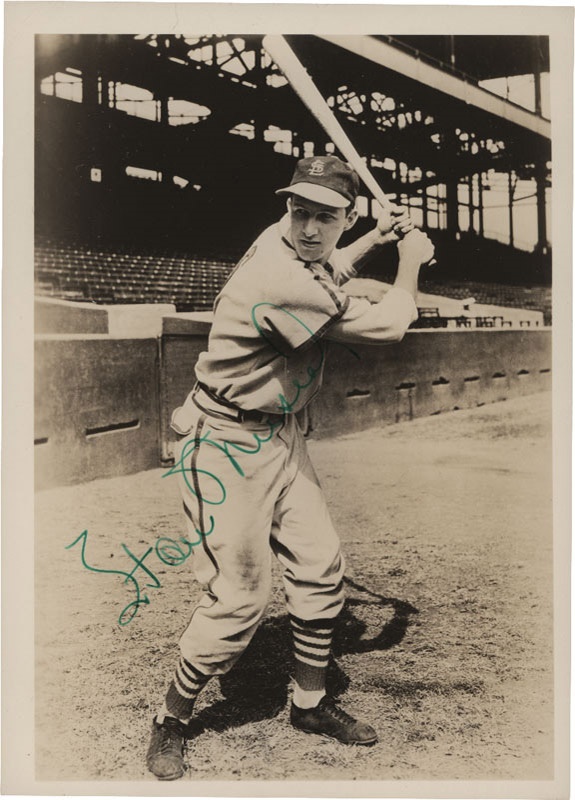 Baseball Autographs - 1951 Stan Musial Vintage Signed Photo