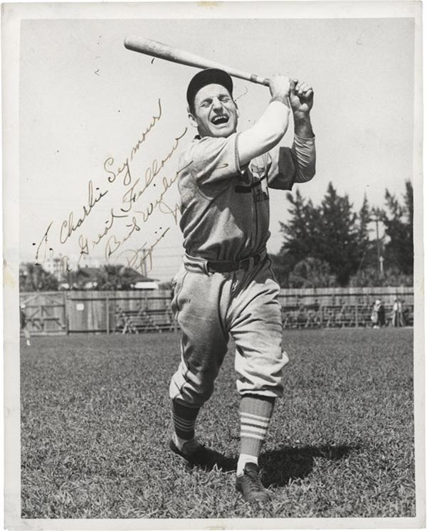 Baseball Autographs - Pepper Martin Vintage Signed Photo
