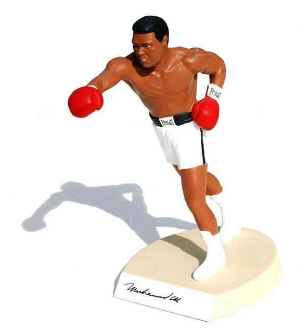 Muhammad Ali & Boxing - Muhammad Ali Hand Signed Salvino Figurine