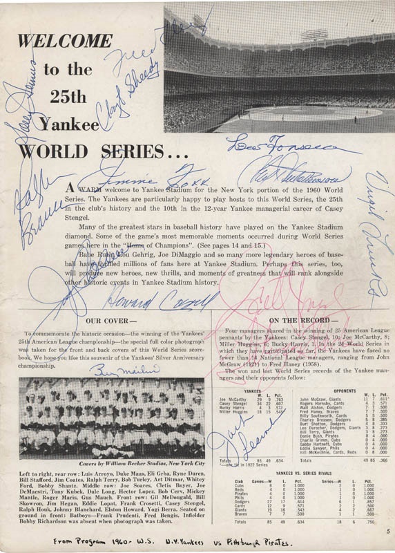 Baseball Autographs - Jimmie Foxx & Billy Martin Signed Sheet