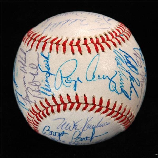 Baseball Autographs - 1989 San Francisco Giants NL Champions Team Signed Baseball