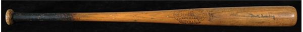 Baseball Equipment - 1937-40 Hank Greenberg Game Used Bat