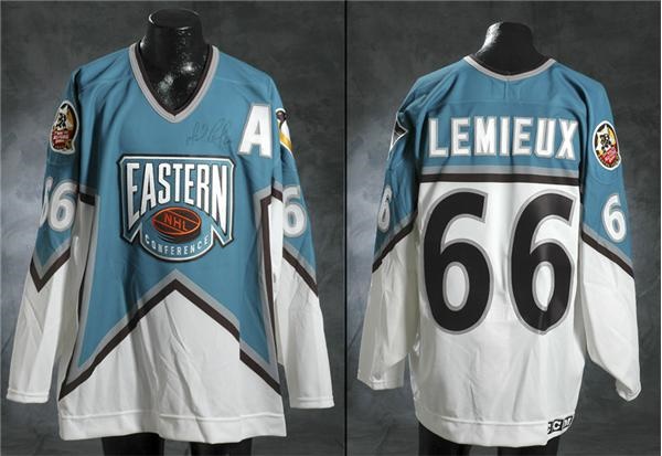 1996 Mario Lemieux NHL All-Star Game Worn Jersey