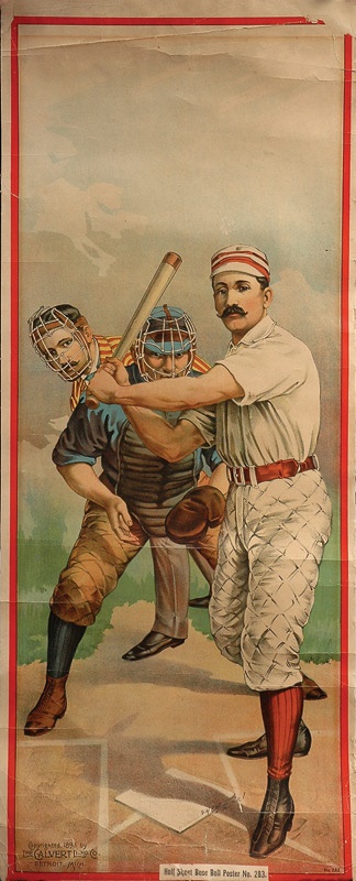 - Important 1895 Lithographed Base Ball Poster