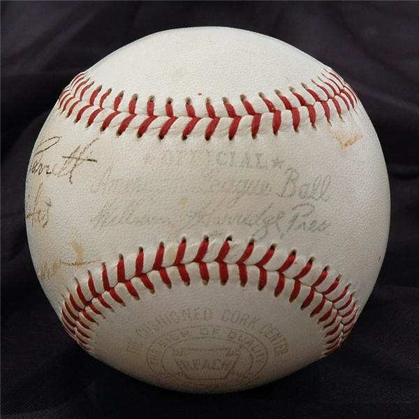 Baseball Autographs - Harry Truman Single Signed Baseball