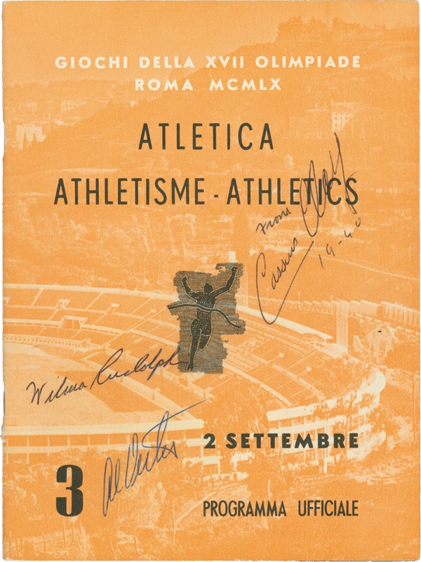 1960 Olympic Program Signed by Cassius Clay