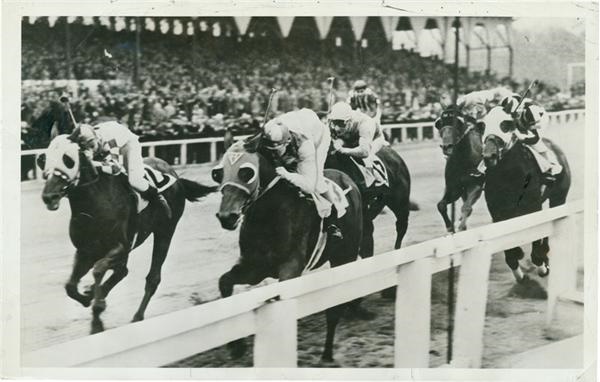 - Seabiscuit Sets New Track Record at Pimlico (1937)
