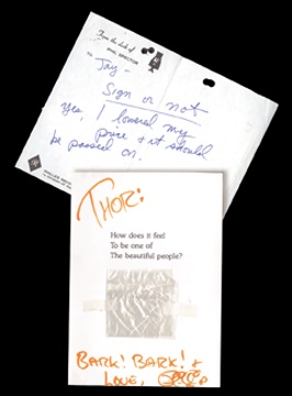 Phil Spector Handwritten Note And Card (3)