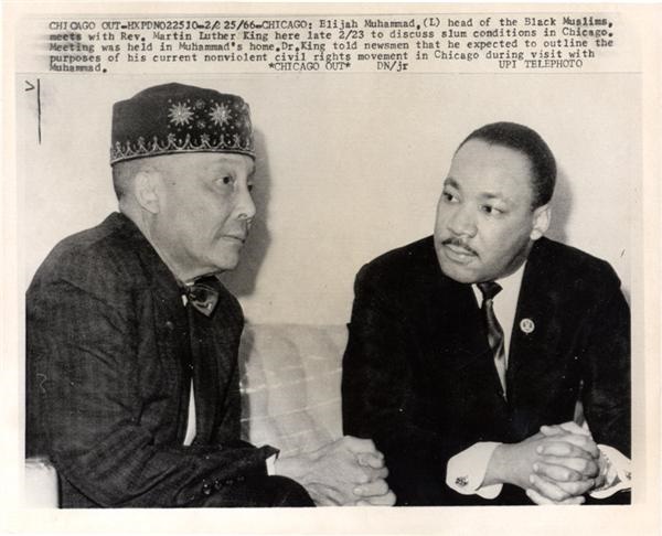 Civil Rights - Martin Luther King Jr. and the Honorable Elijah Muhammad (1966)