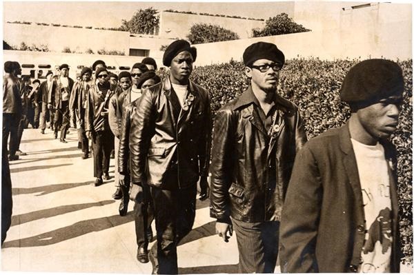 Civil Rights - Panthers March at Huey Newton Trial (1968)