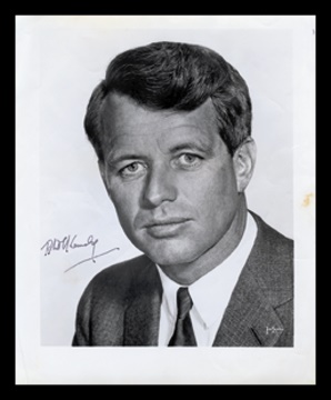 - 1960's Robert F. Kennedy Signed Photograph (8x10")