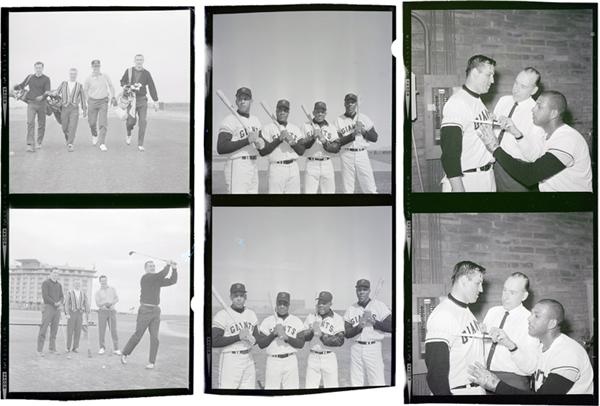 1966 SF Giants Spring Training Original Negatives with Willie Mays (48 negs)