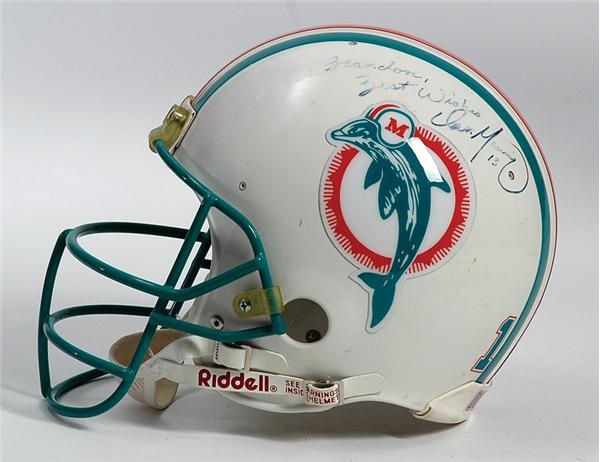 - Circa 1991 Dan Marino Game Worn Miami Dolphins Helmet
