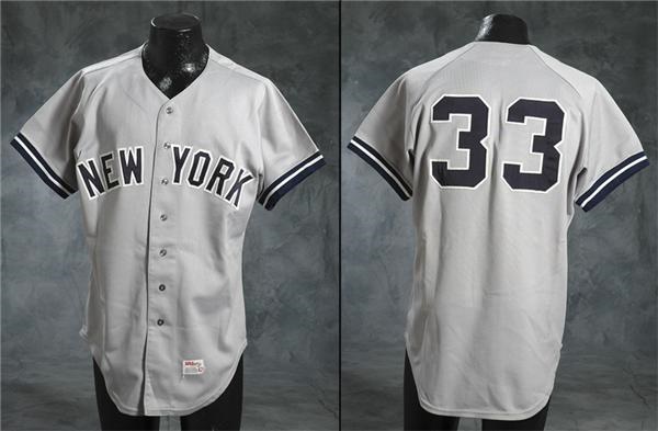 Baseball Equipment - 1983 Ken Griffey New York Yankees Game Used Road Jersey