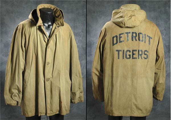 Baseball Equipment - Rare 1945 Red Borom Detroit Tigers Spring Training Jacket