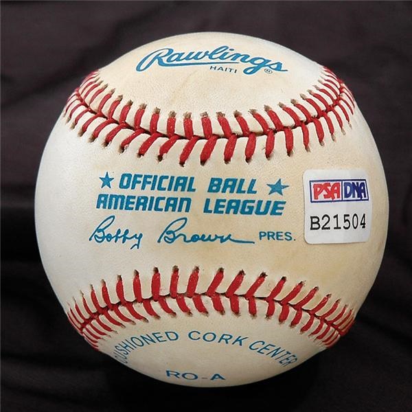Baseball Autographs - Hank Greenburg Single Signed Baseball