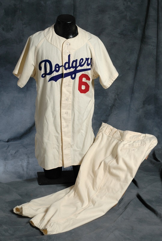 Baseball Equipment - Carl Furillo Brooklyn Dodgers Uniform 
(Salesman Sample)