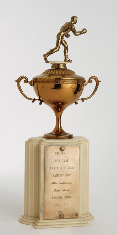 - 1960 Cassius Clay AAU Most Outstanding Boxer Trophy