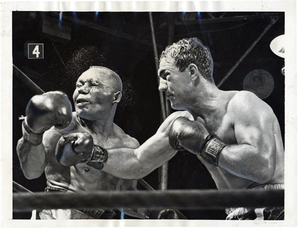 Muhammad Ali & Boxing - Classic Marciano-Walcott Photograph (1952)