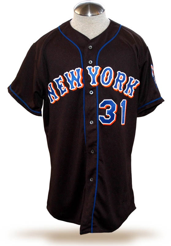 Baseball Equipment - Circa 2003 Mike Piazza New York Mets Game Worn Jersey