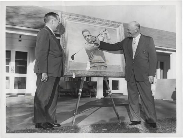 - 1958 Eisenhower and Bobby Jones Photo