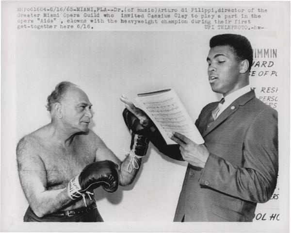 Muhammad Ali & Boxing - 1965 Cassius Clay Wire Photo