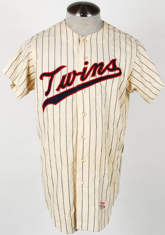 - 1960s Minnesota Twins Minor League Game Used Jersey