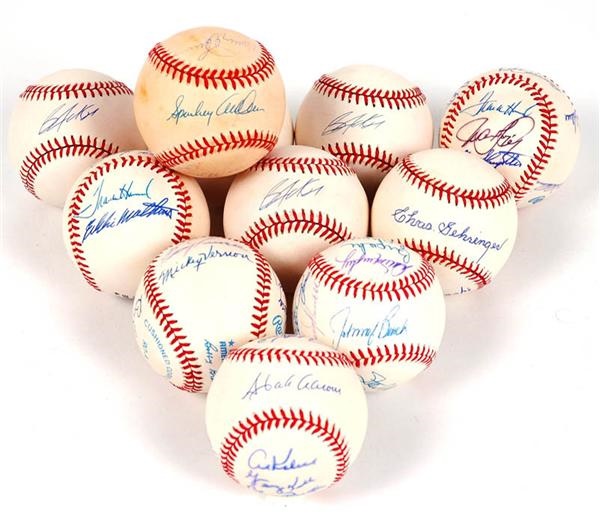 - Multi-Signed and Single Signed Baseball Collection (11)