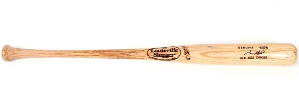 Baseball Equipment - Jason Giambi 2005 Game Used Bat
