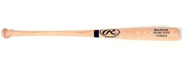 Baseball Equipment - Mariano Rivera Game Issued 2000 World Series Bat