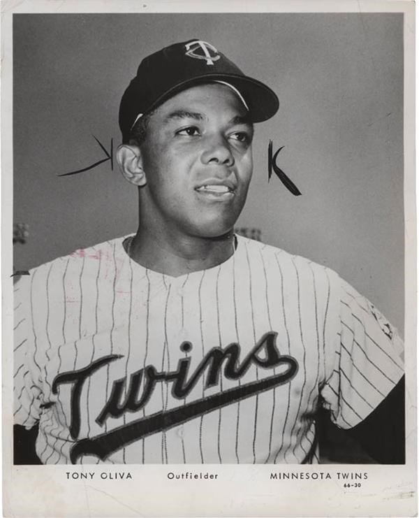 The John O'connor Signed Baseball Collection - Tony Oliva Baseball Photos (6)