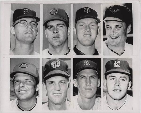 The John O'connor Signed Baseball Collection - 1966 Baseball All-Star Game Photos (2)