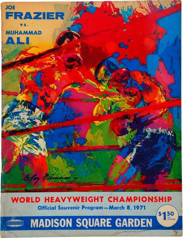 - 1971 Muhammad Ali vs Joe Frazier Boxing Program