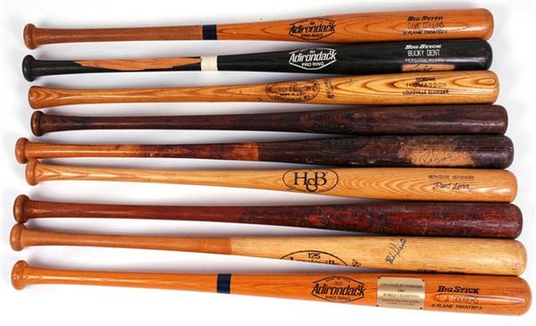 Baseball Equipment - Game Used and other Baseball Bats (9)