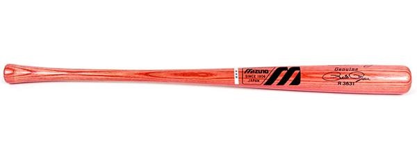 Baseball Equipment - Pete Rose Signed PR3631 Mizuno Game Issued Bat