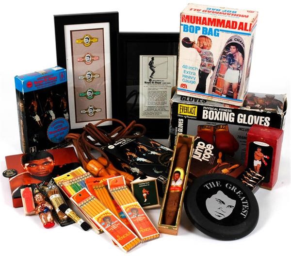 Muhammad Ali & Boxing - Muhammad Ali Endorsement & Souvenir Lot.