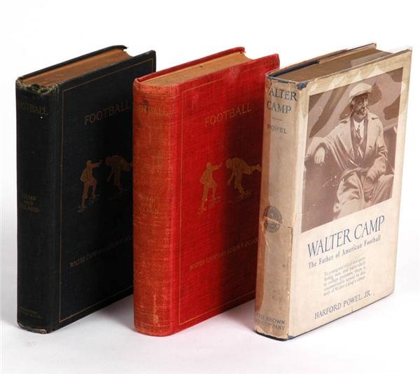 - Football Hardcover Books by Walter Camp (3)