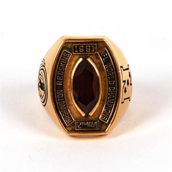 - 1991Washington Redskins 12th Man NFL Championship Ring