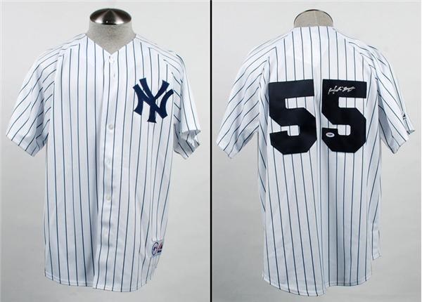 Baseball Autographs - Hideki Matsui Signed New York Yankees Jersey