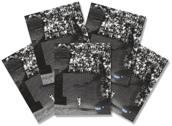 Baseball Autographs - Willie Mays The Catch Signed 8 x 10 Photo's Steiner Say Hey Holograms(5)