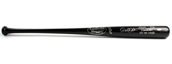 Baseball Autographs - Derek Jeter Signed Pro Model Bat Steiner