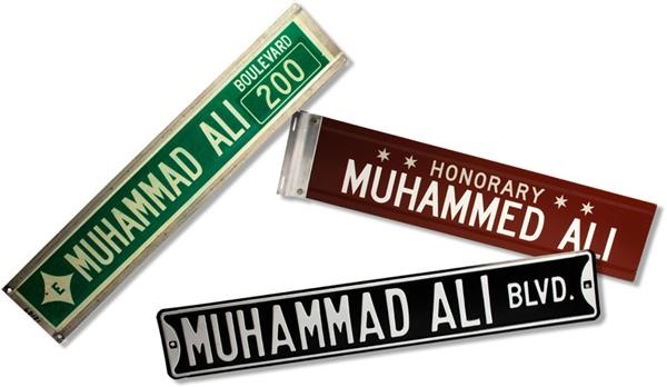 Muhammad Ali & Boxing - Muhammad Ali Street Signs (3)