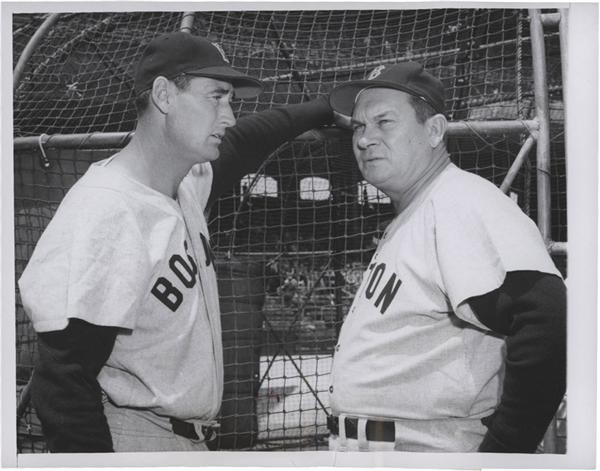 1950s Ted Williams Baseball Wire Photos (10)