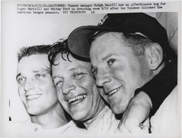 - 1960s Roger Maris Yankees Wire Photos (4)