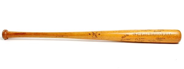 - 1954 Cincinnati Reds Folk Art Baseball Bat