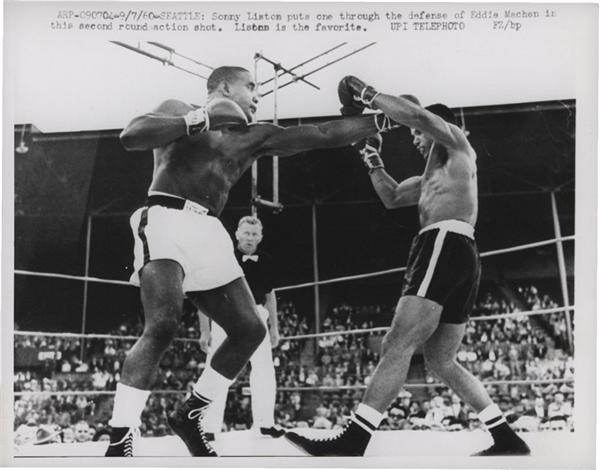 Muhammad Ali & Boxing - Huge Sonny Liston Boxing Photograph Archive (130+)