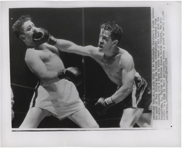 Muhammad Ali & Boxing - Rocky Graziano Boxing Wire Photos (27)