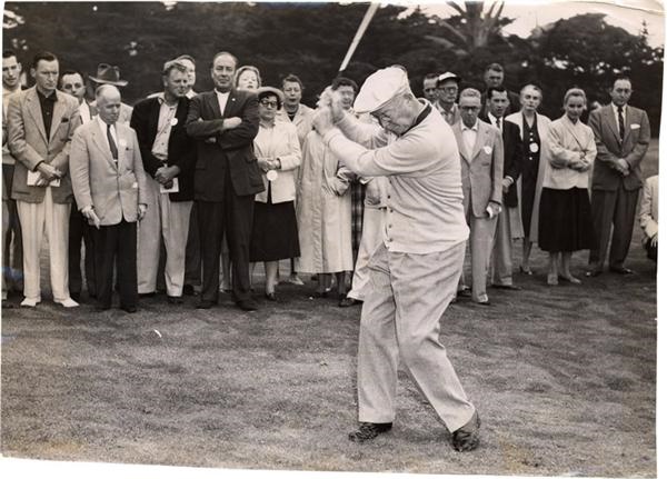 - President Dwight Eisenhower Playing Golf Photographs (9)