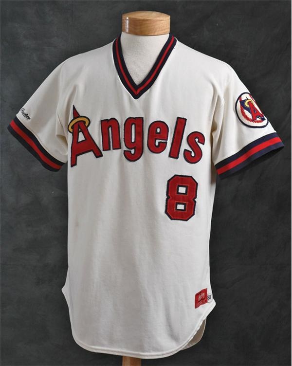 1987 Bob Boone California Angels Game Worn Jersey